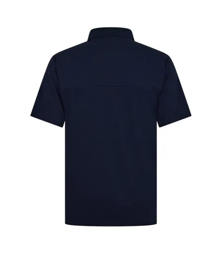 Mens Logo Polo Shirt Blue Guess