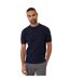T-shirt Motif/style Texturé Homme Bleu Marine Threadbare-1