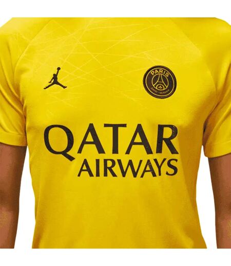 T-shirt Manches Courtes Style Paris Saint-germain Academy Pro Homme Jaune Nike