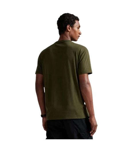Mens Crew Neck Short-sleeved T-shirt Olive Ralph Lauren