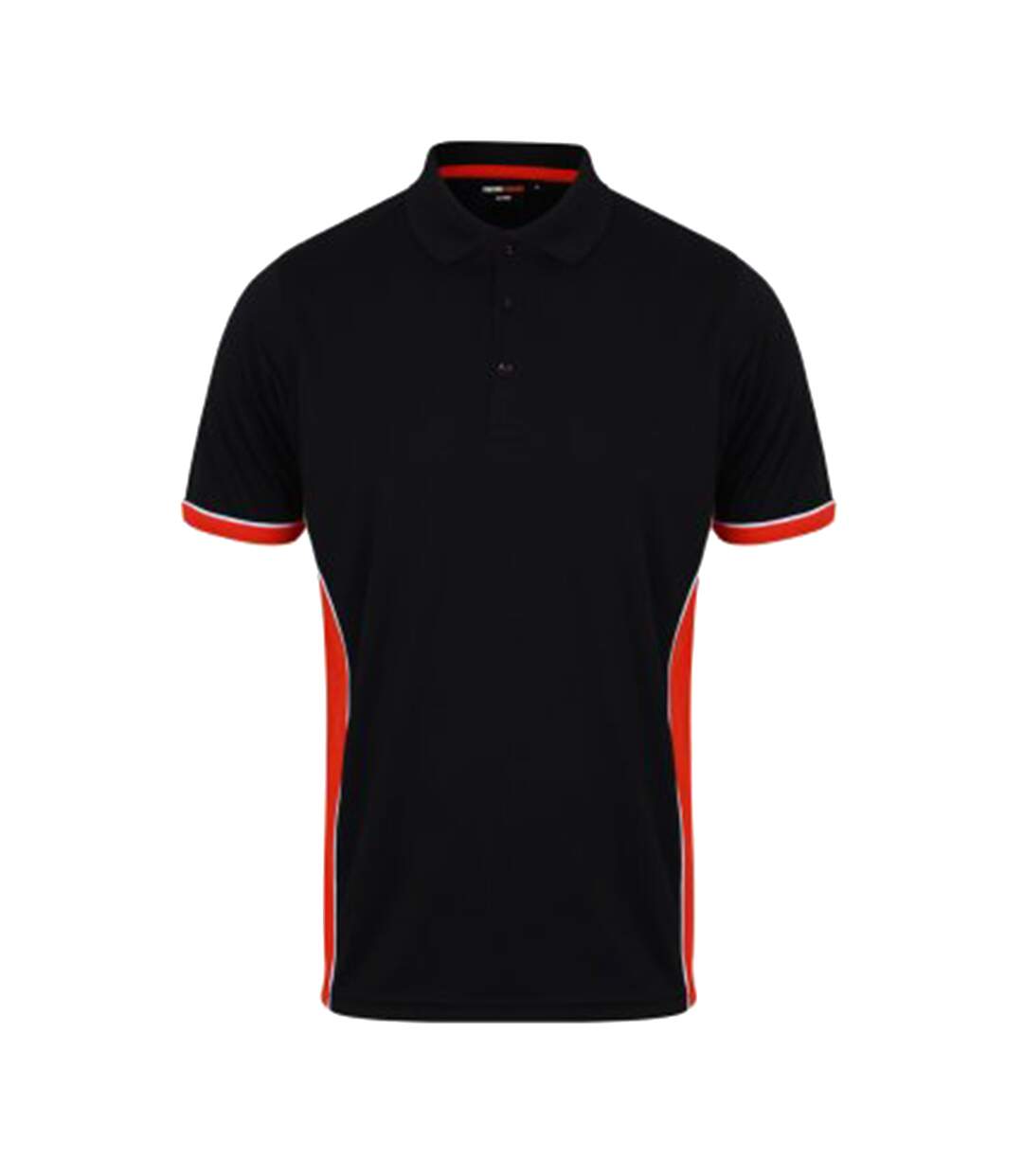 Finden & Hales Mens TopCool Short Sleeve Contrast Polo Shirt (Navy/Red/White) - UTRW5389