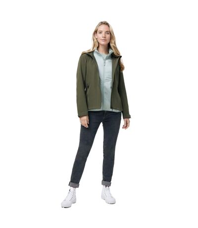 Veste Softshell Makalu Femme Vert Kaki Iqoniq