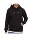 Sweat à Capuche Noir Homme Tommy Hilfiger Linear - S