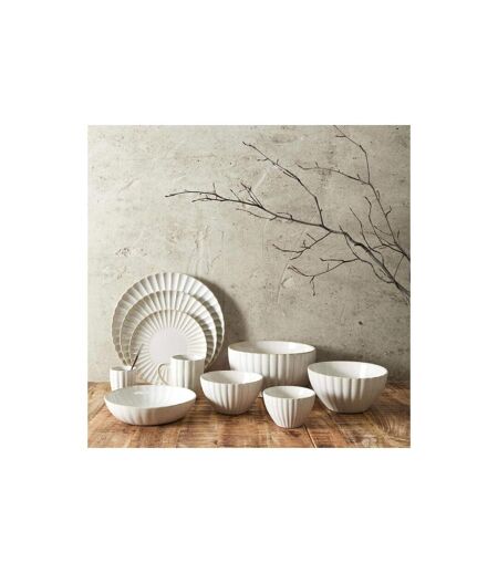 Lot de 6 Assiettes Creuses Vlora 25cm Beige