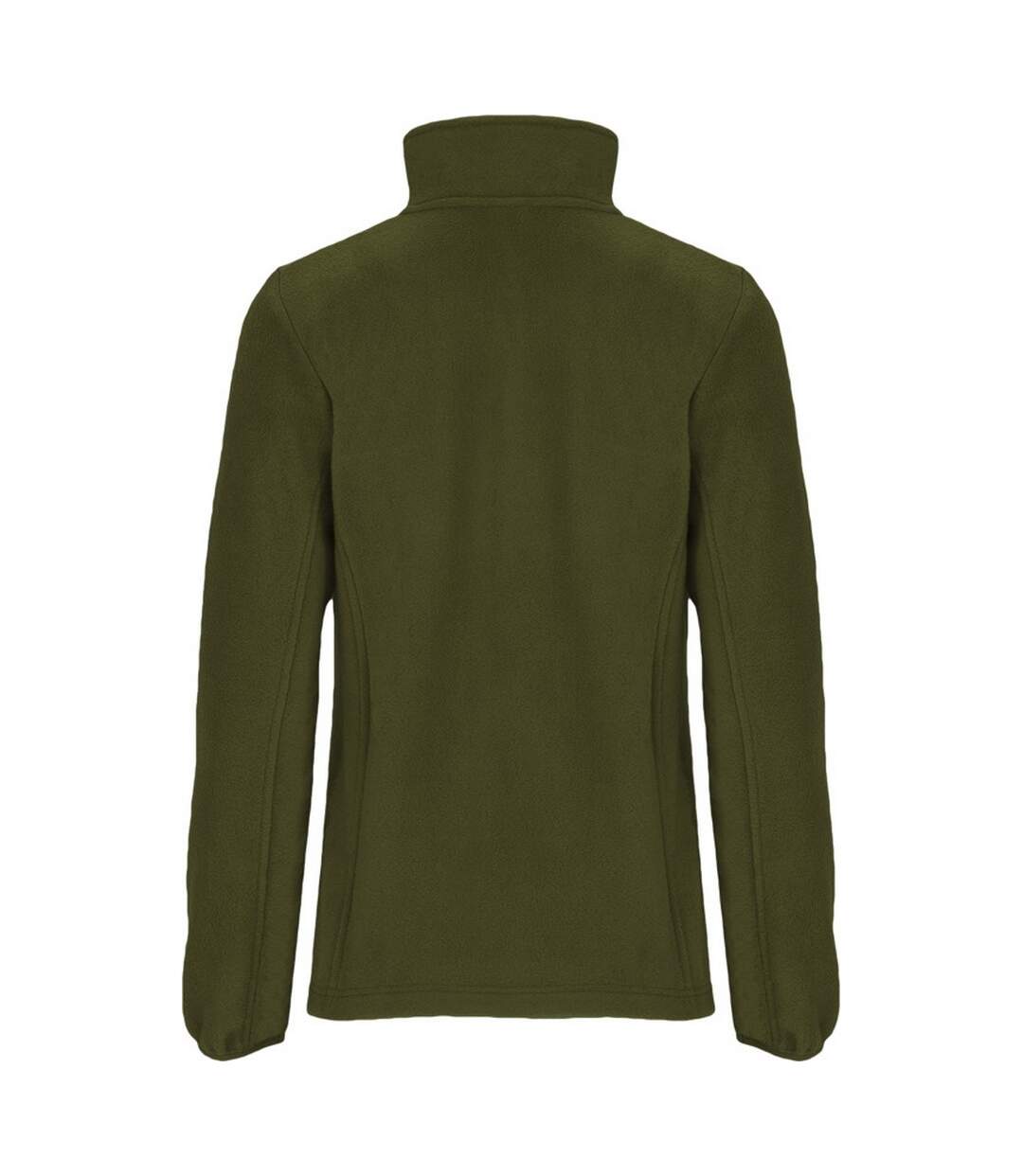 Womens/ladies artic full zip fleece jacket bottle green Roly