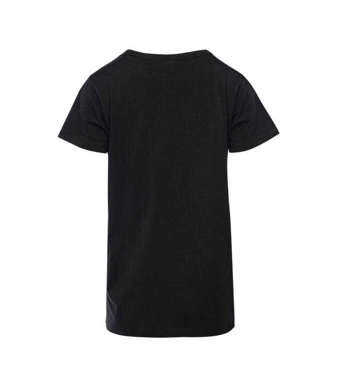 Womens/ladies Fanky T-shirt Black Martes-2
