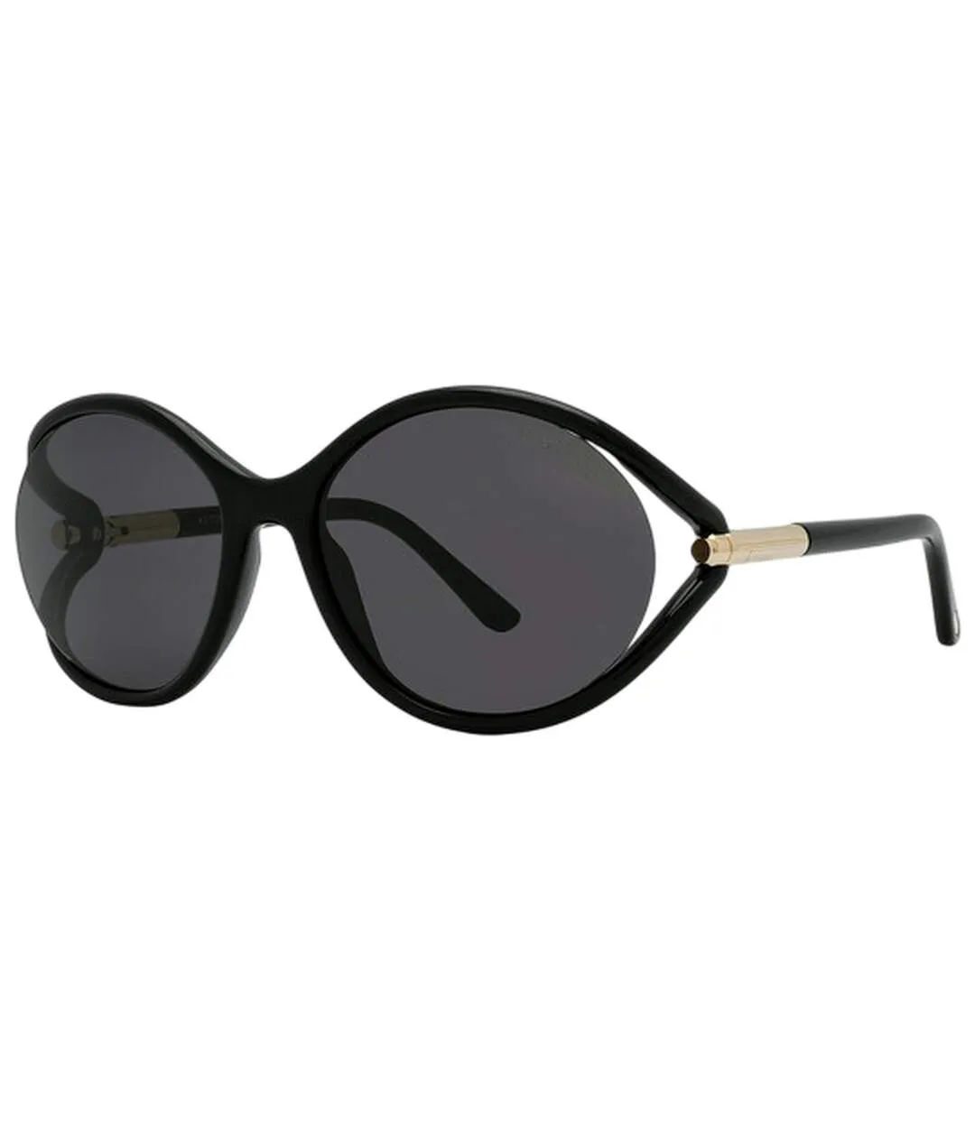 Womens/ladies Melody Smoke Sunglasses One Size Black Tom Ford-4