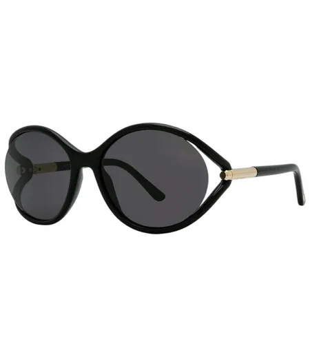 Womens/ladies Melody Smoke Sunglasses One Size Black Tom Ford