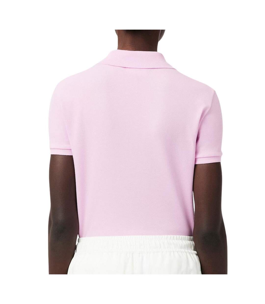 Polo rose très clair femme lacoste pf5462-031-2