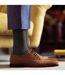 3 Pack Mens Plain and Patterned Bamboo Socks - Soft Breathable Everyday Comfort-4