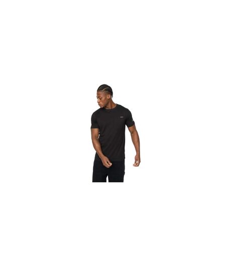 Mens Portville Everyday T-shirt Black Crosshatch