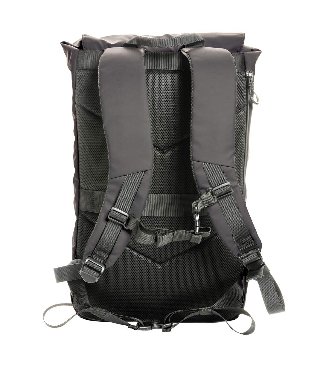 Impact aware flap top rpet water resistant laptop backpack one size anthracite XD Collection-2