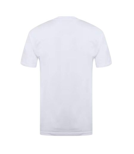 Mens Lettering Crew Neck Regular T-shirt White Original Penguin