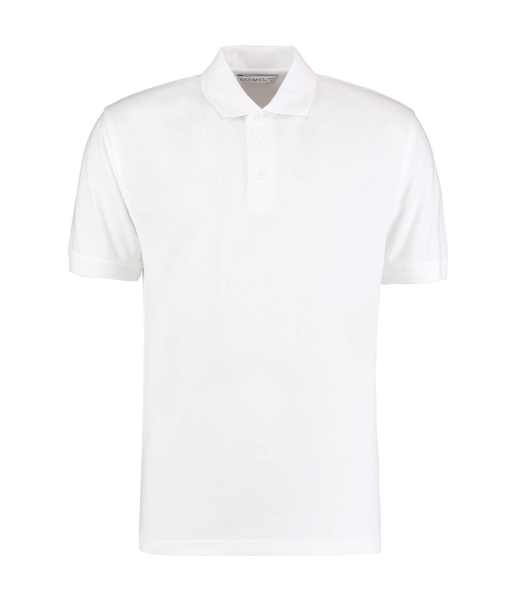 Polo à manches courtes homme blanc Kustom Kit-1