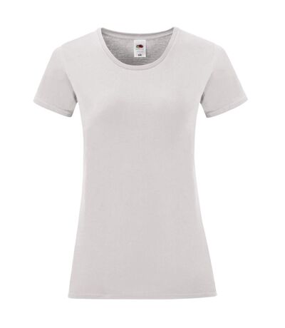 Fruit Of The Loom - T-shirt manches courtes ICONIC - Femme (Blanc) - UTBC4777