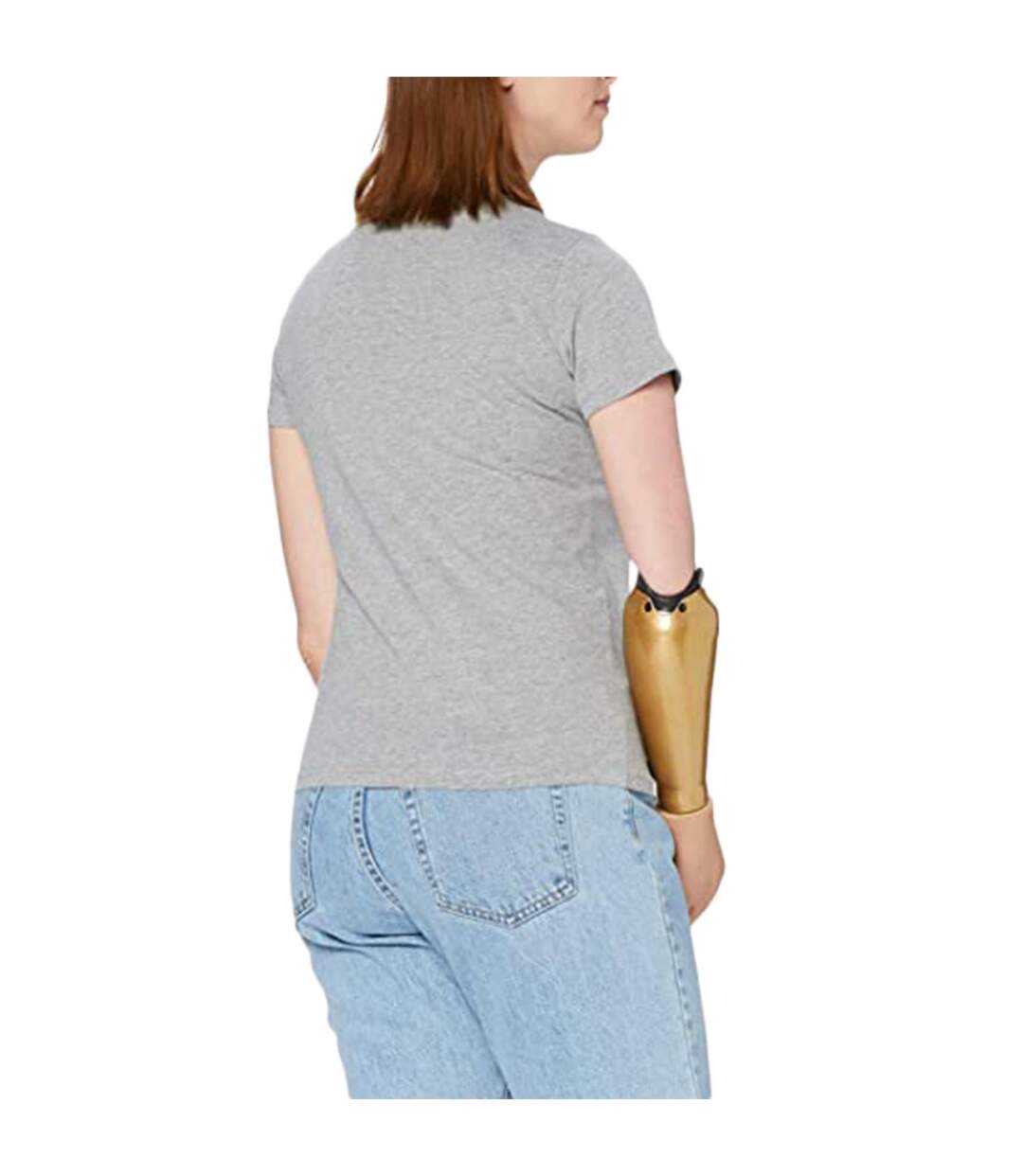 T-shirt Femmes Gris Chiné Stedman-1