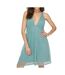 Robe bleu femme only shine string - m-1