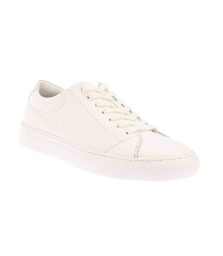 Mens Enlight Leather Trainers White Boss