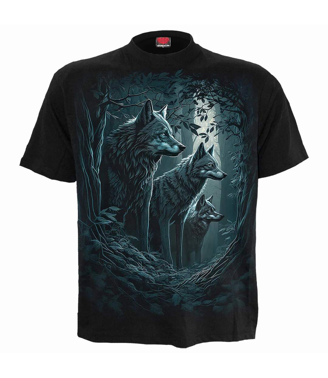 T-shirt forest guardians adulte noir Spiral Direct-1