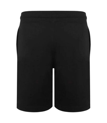 Mens Jersey Lounge Shorts Black Lonsdale
