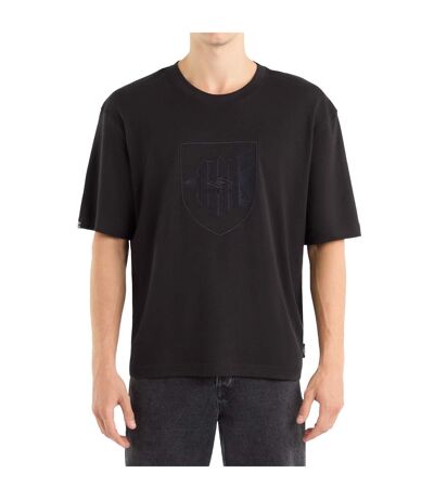 Mens Crest T-shirt Black Umbro
