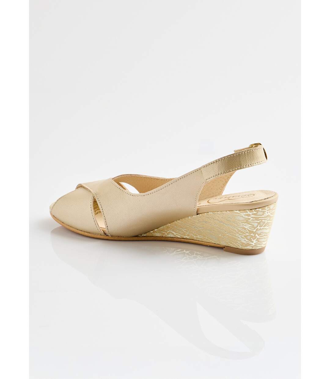 Sandales bout ouvert largeur confort cuir-2