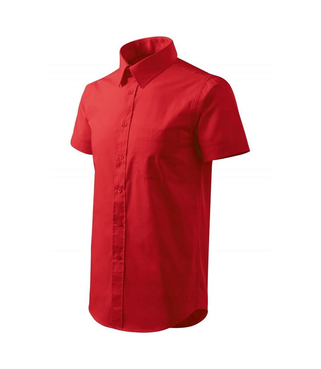 Chemise Motif/style Uni Chic Homme Rouge Malfini-3