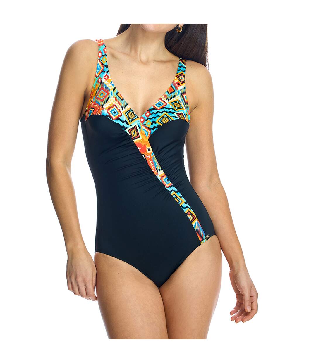 V-neck swimsuit W240971 woman-2