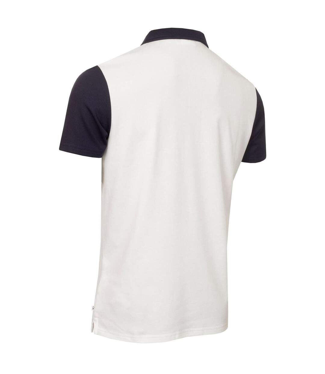 Polo Motif/style Brodé Homme Blanc Bleu Marine Calvin Klein-2