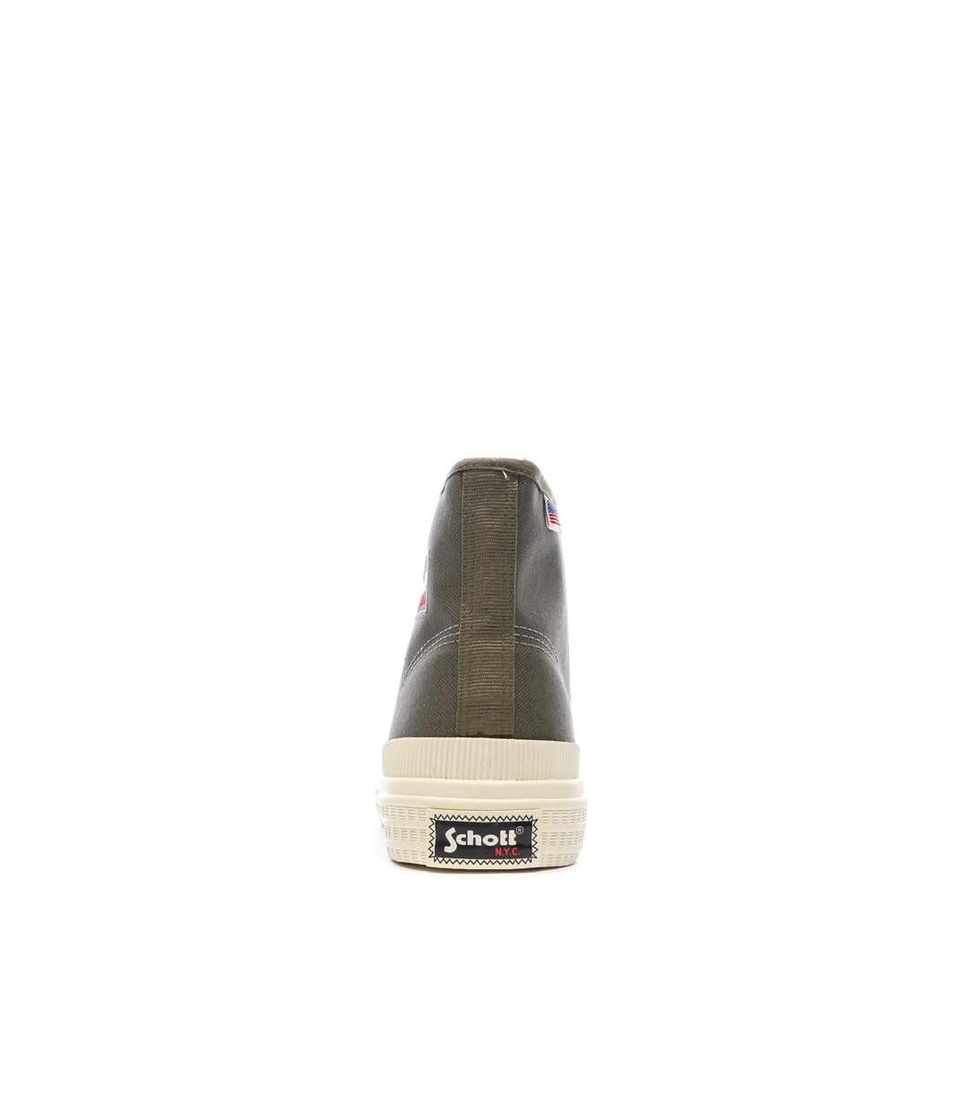 Baskets kaki homme schott william-3