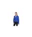 Womens/ladies Wrap Peplum Bishop Wrap Top Cobalt Be You-1