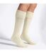 3 Pack Mens Wool Kilt Socks | Knee High Ribbed Turnover Cuff Warm Socks-5