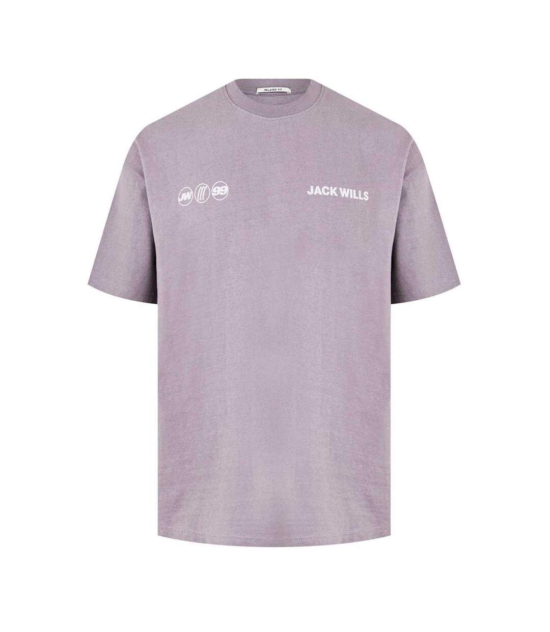 T-shirt Multi Hit Homme Lilas Foncé Jack Wills-2