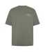 T-shirt Beach Club Homme Kaki Capo-1