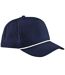 Coolmax Baseball Cap Navy White Beechfield-1