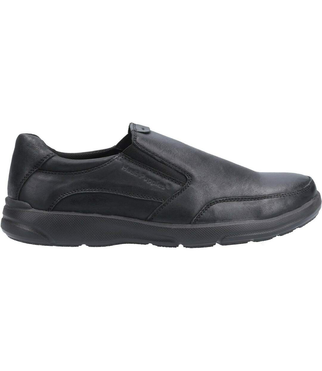 Chaussures en cuir aaron homme noir Hush Puppies