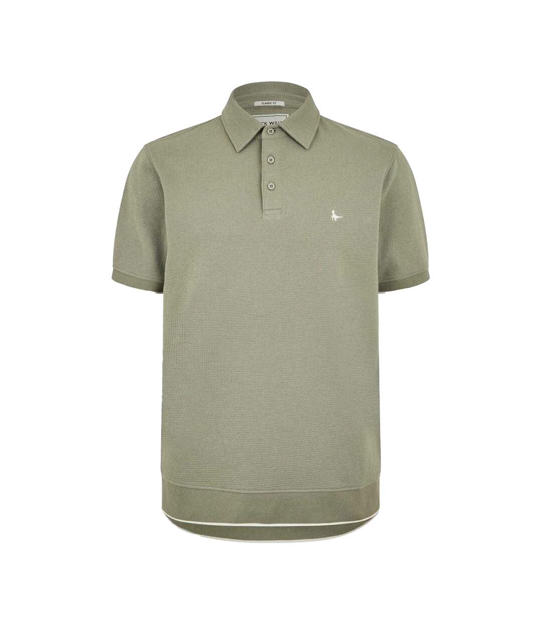 Polo Manches Courtes Homme Sauge Argenté Jack Wills-2