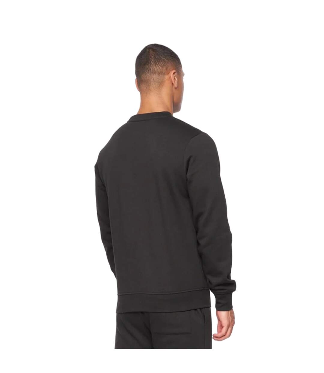Mens jennerkins crew neck jumper black Duck and Cover-2