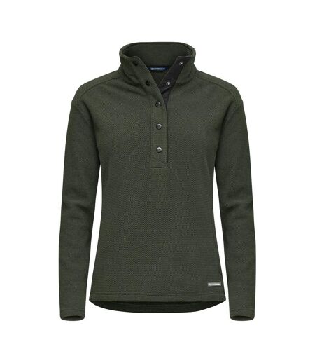 Womens/ladies Hunts Point Fleece Jacket Ivy Green Cutter & Buck