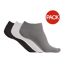 Socquettes adulte gris orage / blanc / noir Proact-1