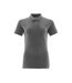 Womens/ladies Crossover Plain Polo Shirt Dark Anthracite Mascot-1