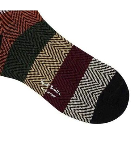 Pack Of 3  Mens Crew Socks  Multicoloured Print Paul Smith