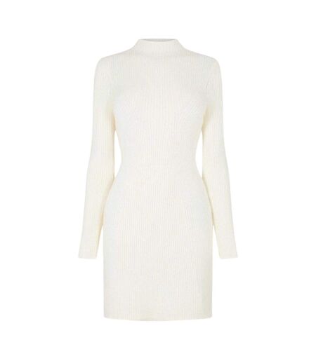 Robe Mi-longue Manches Longues Femme Vieux Blanc Jack Wills