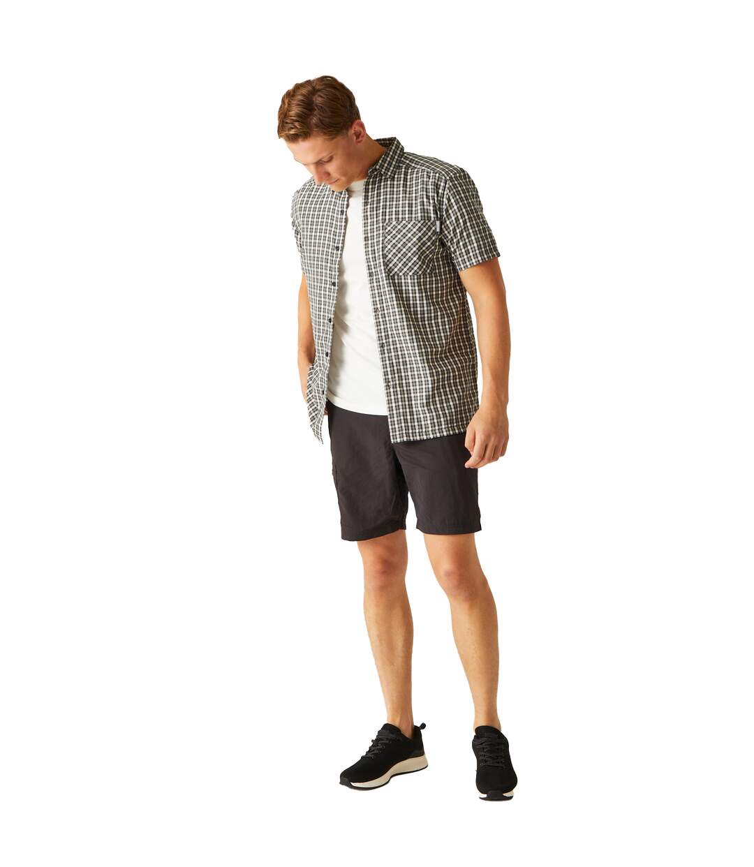 Mens Kalambo Viii Checked Shirt Agave Green Ash Regatta-1