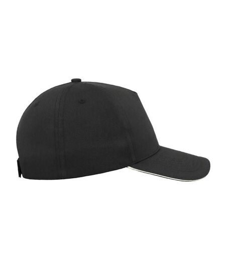 Casquette Sandwich Start 5 Mixte Noir Blanc Atlantis