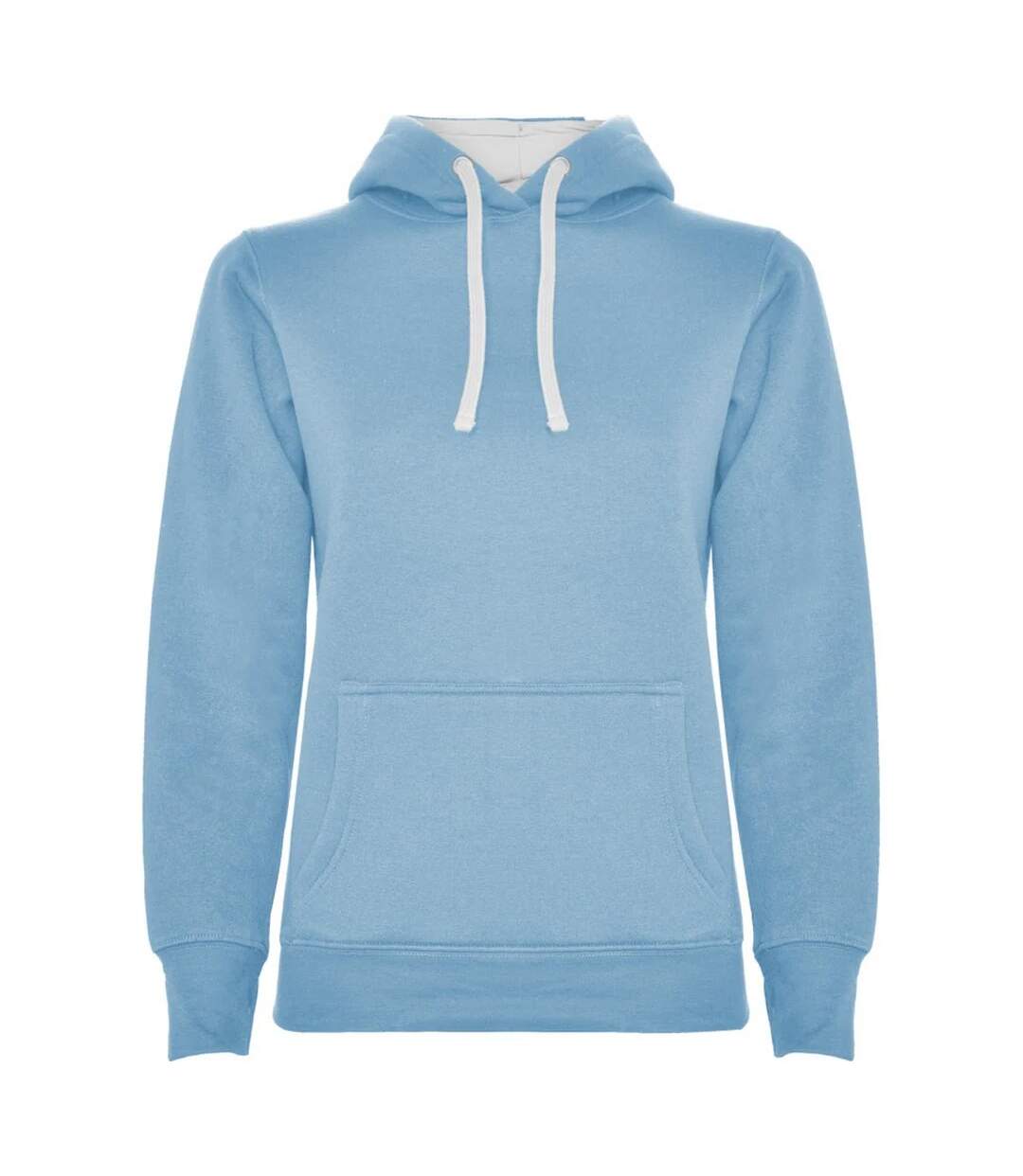 Sweat Urban Femme Bleu Ciel Blanc Roly-1