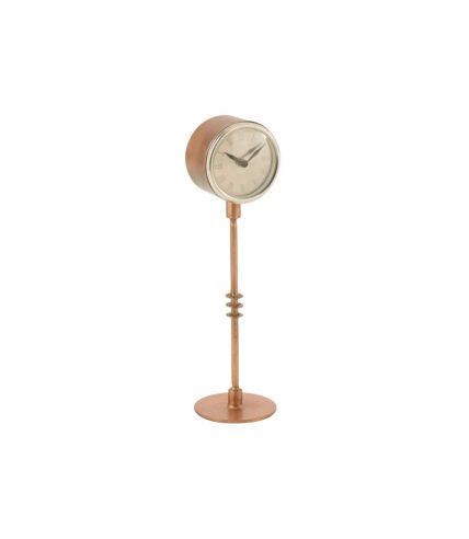 Paris Prix - Horloge Sur Pied En Métal antique 40cm Cuivre