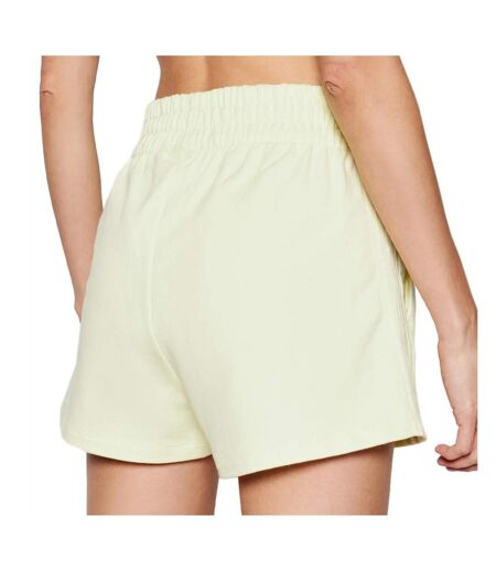 Short Jogging Jaune Femme Adidas 3 Stripes - 40