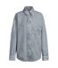 Mens Pinstripe Relaxed Fit Shirt Bright Blue Hugo-2