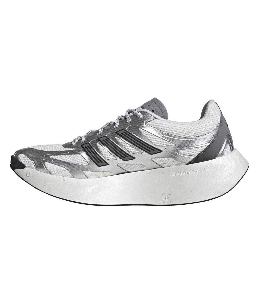 Womens/ladies Adizero Aruku Walking Shoes Silver White Adidas-3